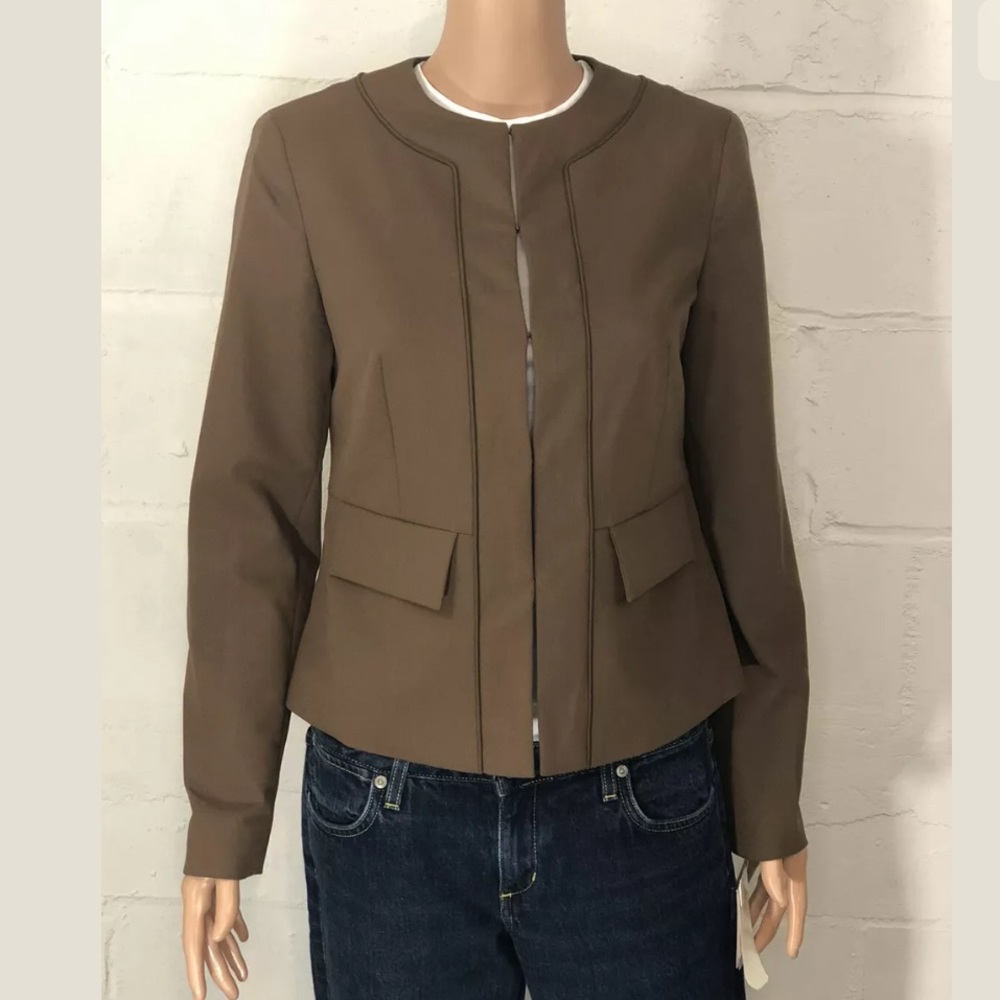 Doncaster Jacket Size 4 Cocoa Brown NWT MSRP $295